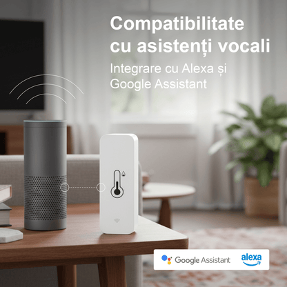 Senzor Temperatură și Umiditate WiFi — Kulstern™ Smart Home, Tuya