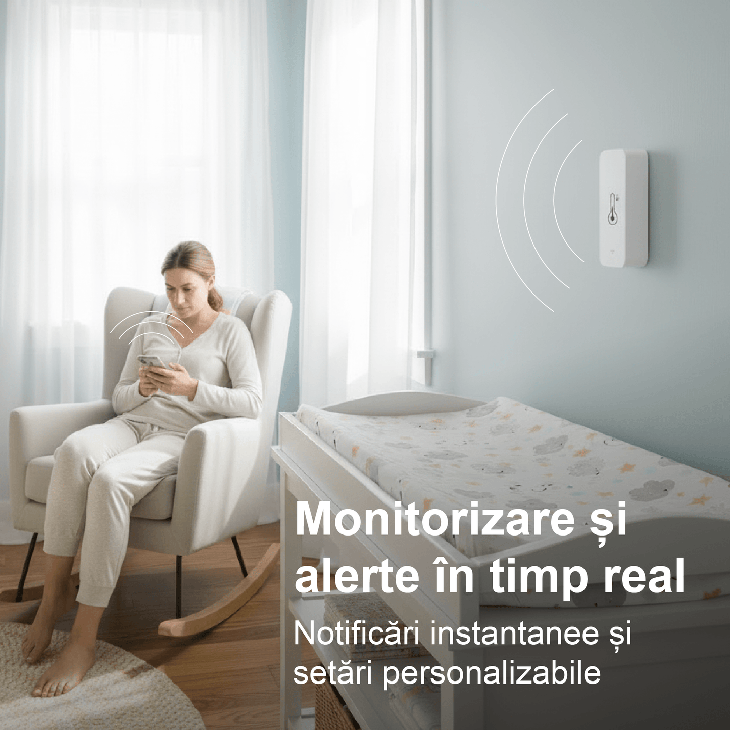 Senzor Temperatură și Umiditate WiFi — Kulstern™ Smart Home, Tuya