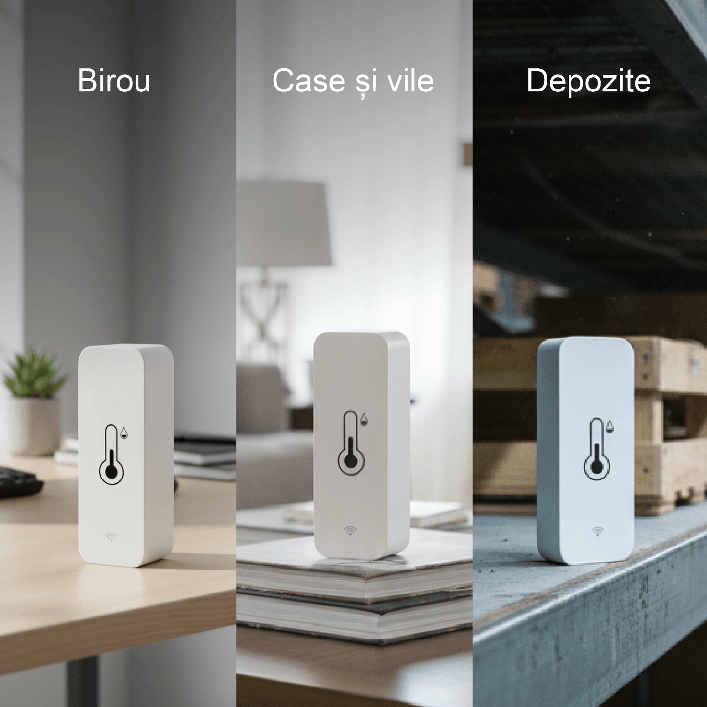 Senzor Temperatură și Umiditate WiFi — Kulstern™ Smart Home, Tuya