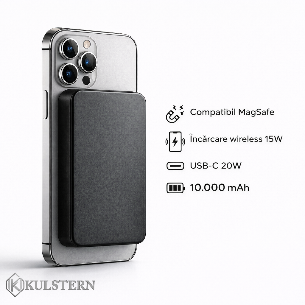 Baterie Externă MagSafe 10.000 mAh — Kulstern™ iCharge