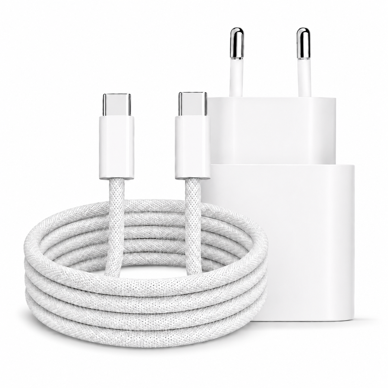Încărcător rapid 35W USB-C cu cablu USB-C împletit 1m inclus Kulstern